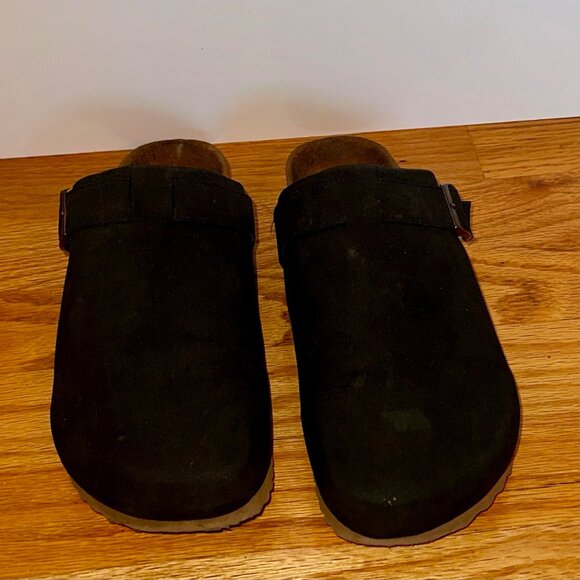 White Mountain Footbeds Suede Clogs size 8 - Picture 3 of 8